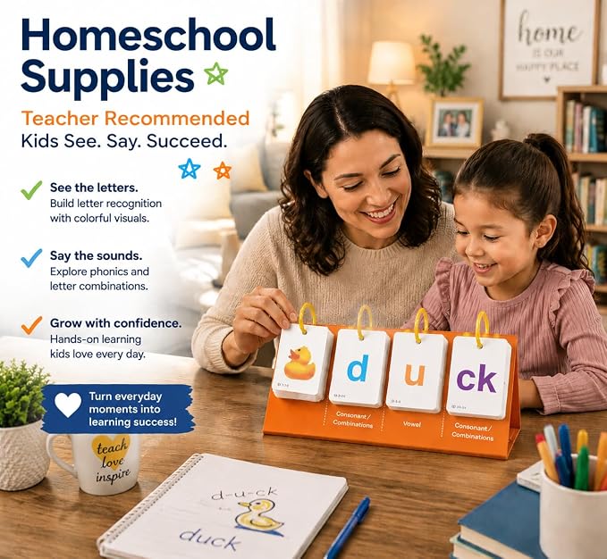 Alened Phonics Flash Cards for Kids 3-8, Sight Words Flash Cards for - Image 6