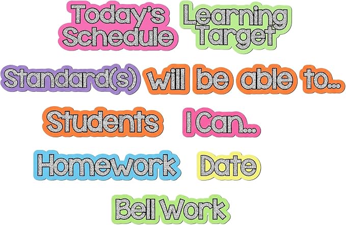 AmazingSpark 12 Pcs Classroom Schedule Magnets Reusable Today's Schedules by Unknown