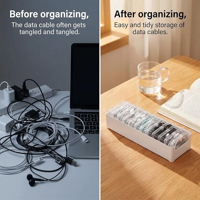3 Pcs 11 Case Cable Storage Box - Image 3