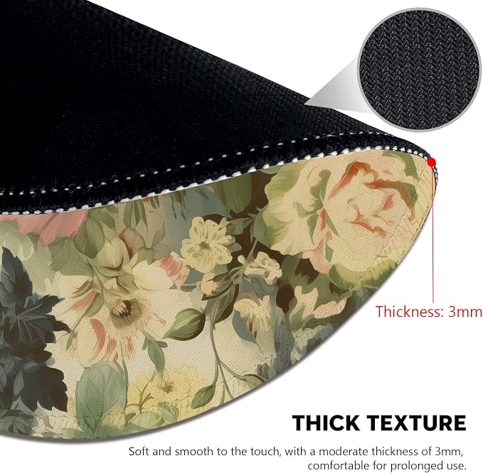 Elegant Watercolor Floral Mouse Pad - Image 5