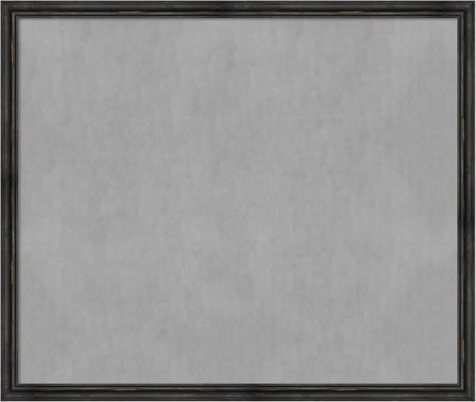 Amanti Art Black Framed Magnetic Board 43x51 Oversize Vision Board by AmantiArt