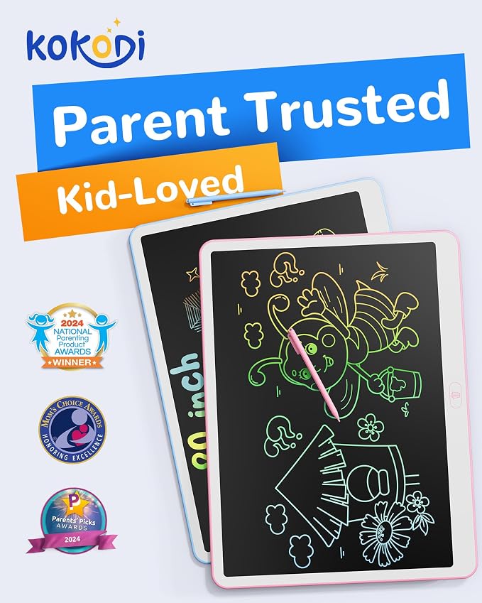 KOKODI LCD Writing Tablet, 20 Inch Colorful Toddler Doodle Board Drawing Tablet - Image 2