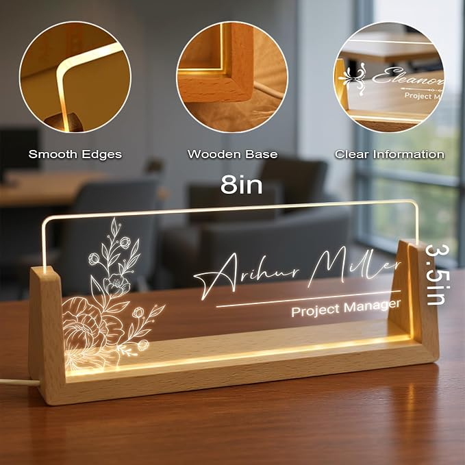 Custom Name Plate for Desk - Image 2