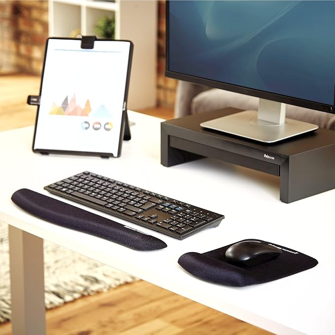 Fellowes PlushTouch Foam Keyboard Wrist Rest - Image 4