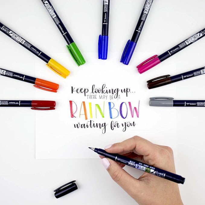 Tombow 56429 Fudenosuke Colors Brush Pens - Image 7