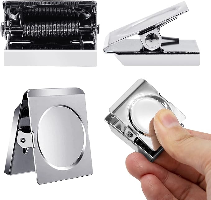 Magnetic Clips 1.5 inch, 12 Pack Heavy Duty Magnet Metal Clips - Image 7