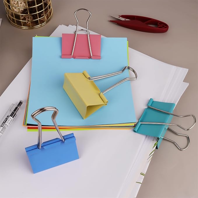 2.4-Inch Jumbo Colored Binder Clips - Image 6