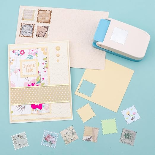 BAOFALI 3Pcs/Set Stamp Puncher 1inch Square Postage Stamp Punch |Stamp Hole - Image 5
