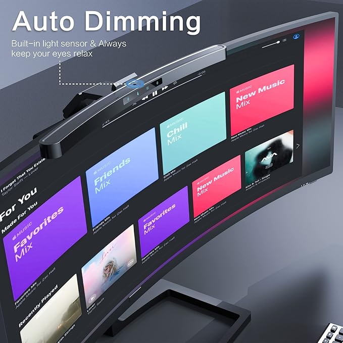 ONWAY Curved Monitor Light Bar - Image 2