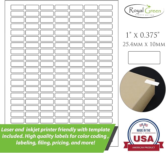 White Rectangular Labels + Bonus Color Stickers - Image 4
