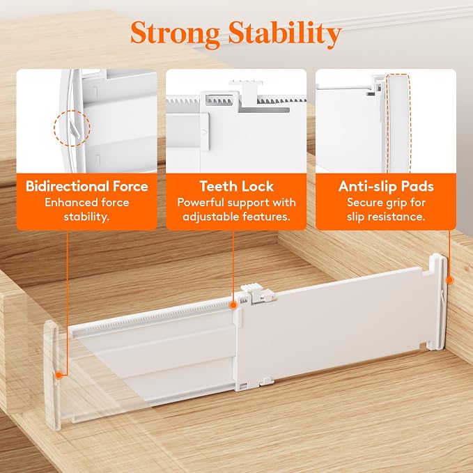 Lifewit 14 Pack Drawer Dividers - Image 4