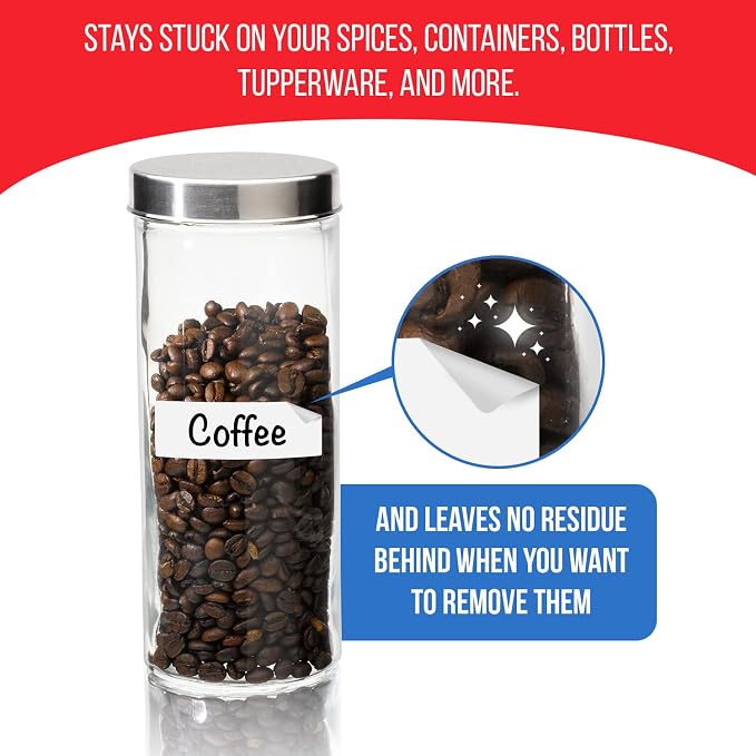 Removable Dry Erase Labels for Food Containers - Image 7