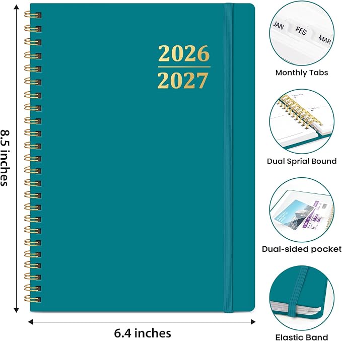 Academic Planner 2026-2027, Weekly and Monthly Calendar Planner Book, July 2026 - Image 5