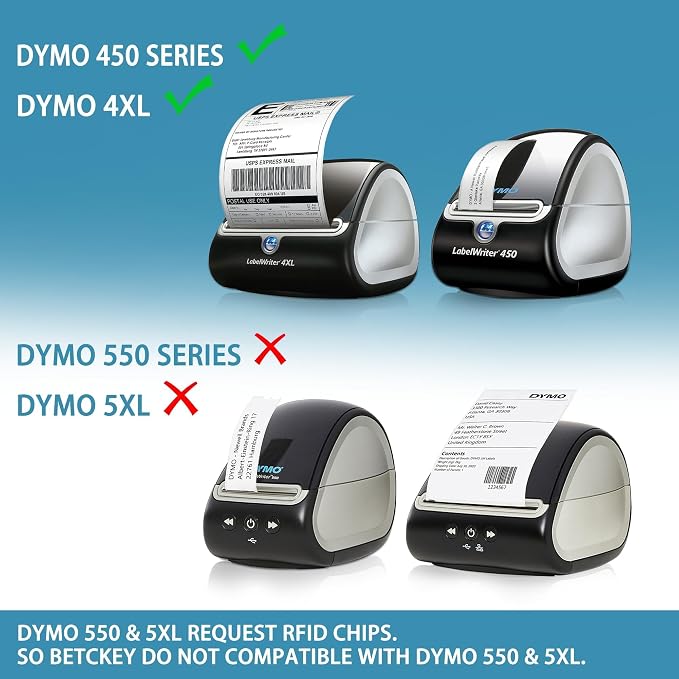 BETCKEY - Compatible DYMO 30252 Address & Barcode Labels - Compatible - Image 2
