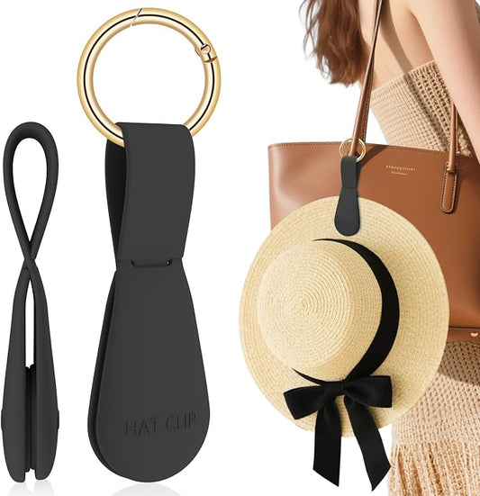 Fikoksol Magnetic Hat Clip for Travel on Bag, Silicone Hat Holder for Tote by HOMEACCESSORIES