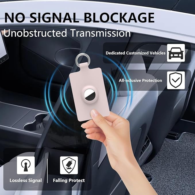 Tesla Key Card Holder with AirTag Slot - Image 3