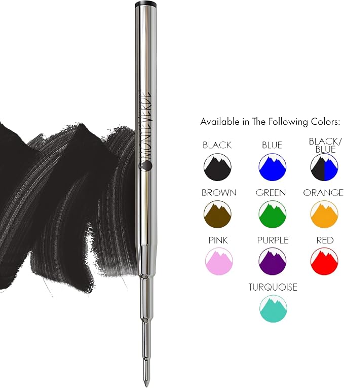 Monteverde USA Capless Ceramic Gel Refills to Fit Montblanc Ballpoint Pens - Image 6