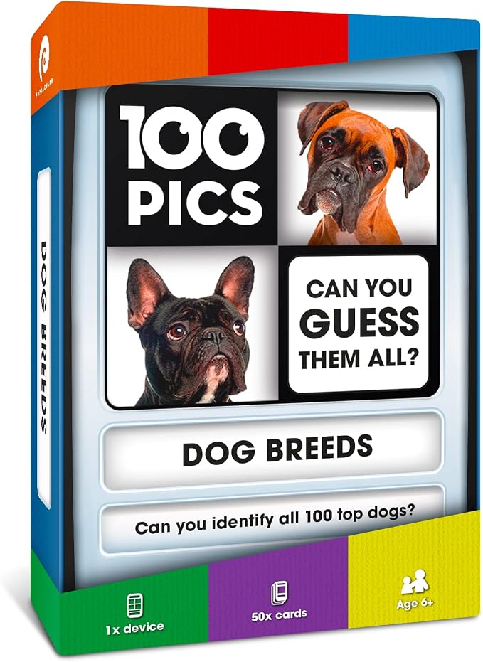 100 PICS Dogs Travel Game | Learn 100 Dog Breeds Flash Cards by PoptacularGames
