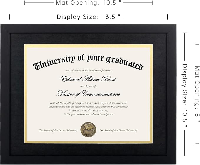 upsimples 11x14 Diploma Frame Certificate Degree Document Frame - Image 4