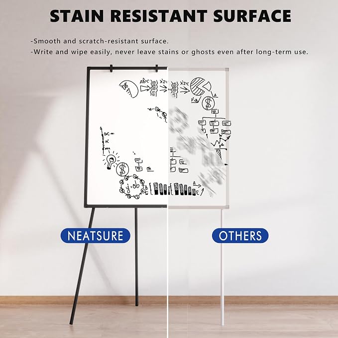 Large Whiteboard Easel with Stand - Image 4