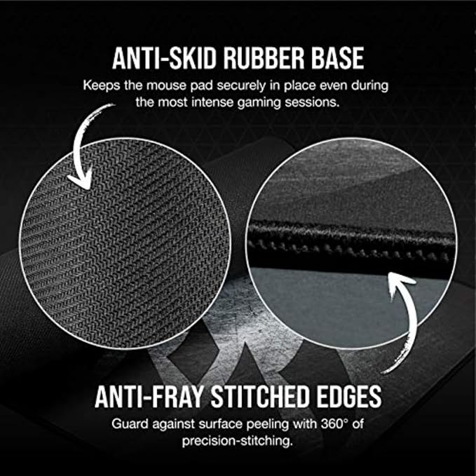 Corsair MM350 PRO Extended XL Premium Spill-Proof Cloth Gaming Mouse Pad – - Image 6