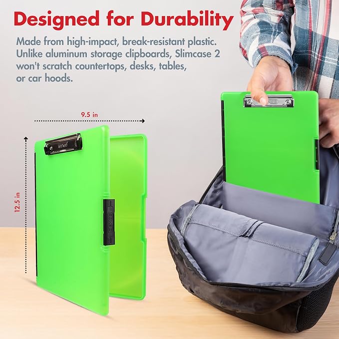 Dexas Slimcase 2 Plastic Clipboard - Image 3
