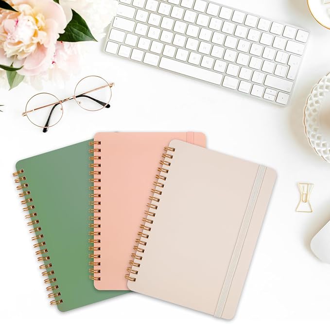 Utron 3 PCS Small Spiral Notebook 5x7, Notebooks - Image 6