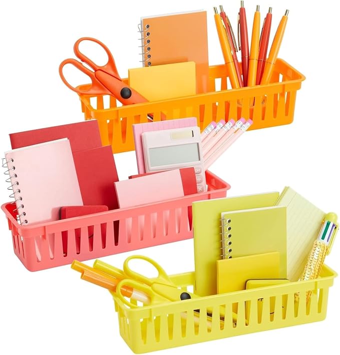 Juvale 24-Pack Pencil Holder Trays and Organization Baskets - Image 6