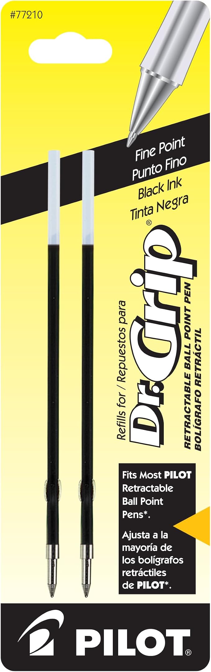 Pilot Better/EasyTouch/Dr Grip Retractable Ballpoint Pen Refills, Fine Point - Image 2