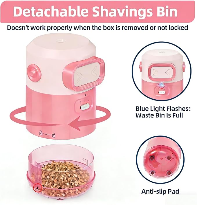 Electric Pencil Sharpener for Classroom Home, Automatic Colored Pencil - Image 5