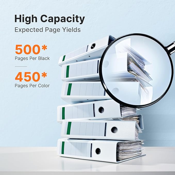 E-Z Ink Remanufactured Ink Cartridge Replacement for Epson 220 XL 220XL T220XL to use with WF-2760 WF-2750 WF-2630 WF-2650 WF-2660 XP-320 XP-420 XP-424(4 Black, 2 Cyan, 2 Magenta, 2 Yellow) 10Pack-DeskLoop Office