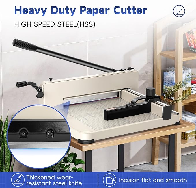 12 Inch Guillotine Paper Cutter Heavy Duty, Paper Cutter Heavy Duty - Image 4
