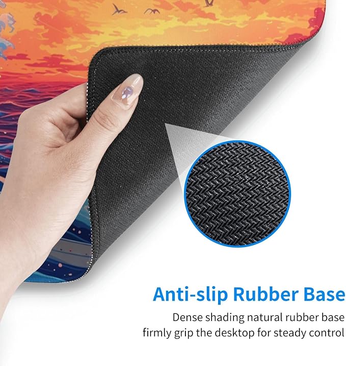 Gaming Mouse Pad Desk Pad, Extended Big Mouse Pad, 31.5x11.8 Inch Long Computer - Image 5