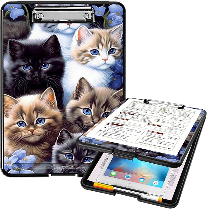 A4 Clipboards, Heavy Duty Waterproof Nursing Plastic Folder Clipboard by Unknown