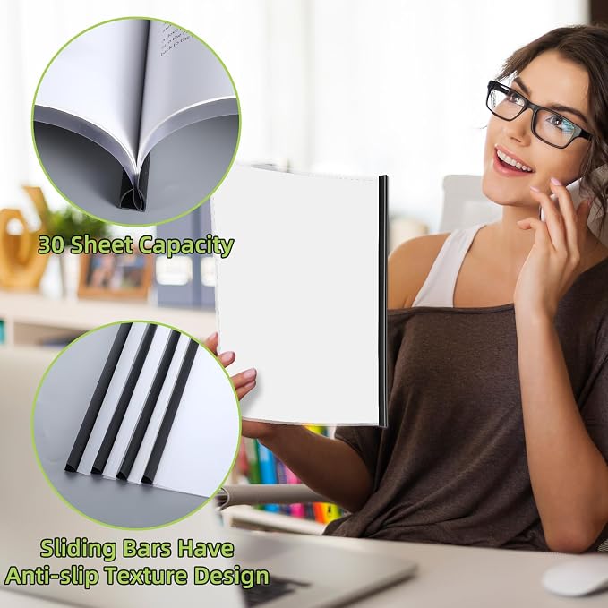 100 Pcs Clear Report Covers - Image 7