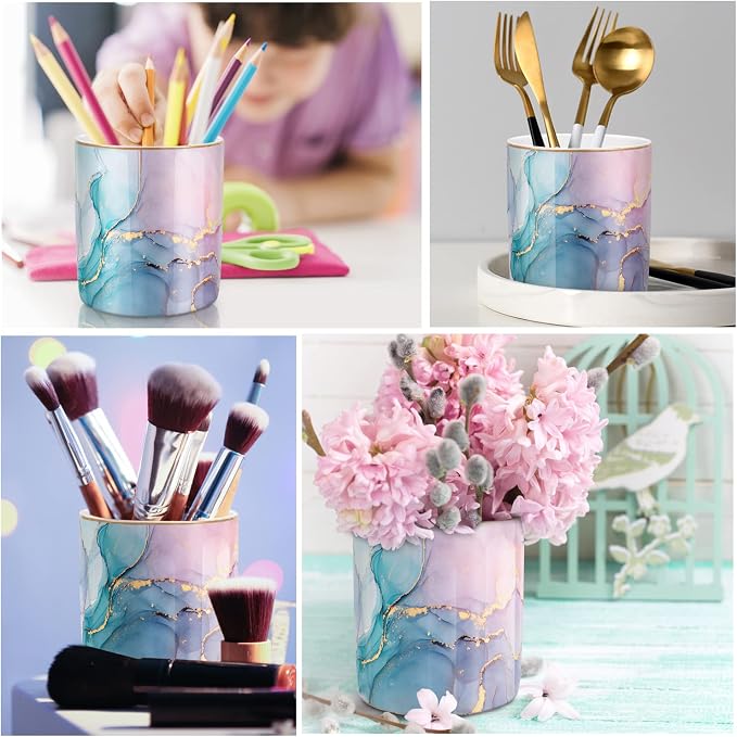 Large Capacity Colored Pen Holder - Image 2