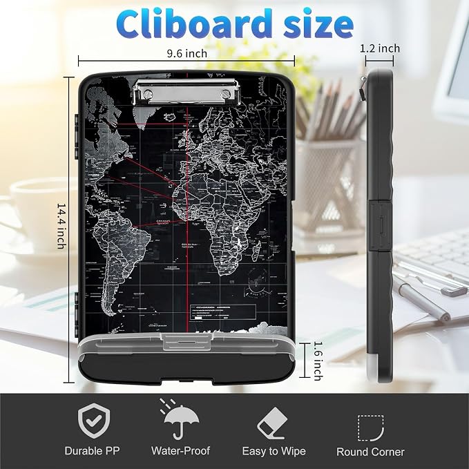 Clipboard with Storage, Clip Boards 8.5x11 with Storage High Capacity Nursing - Image 4