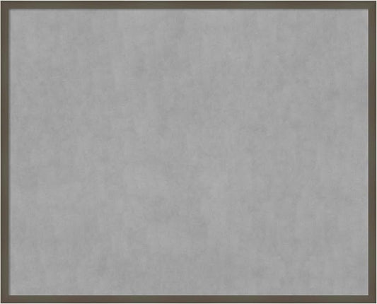 Amanti Art Grey Framed Magnetic Board 33x41 X-Large Vision Board by AmantiArt
