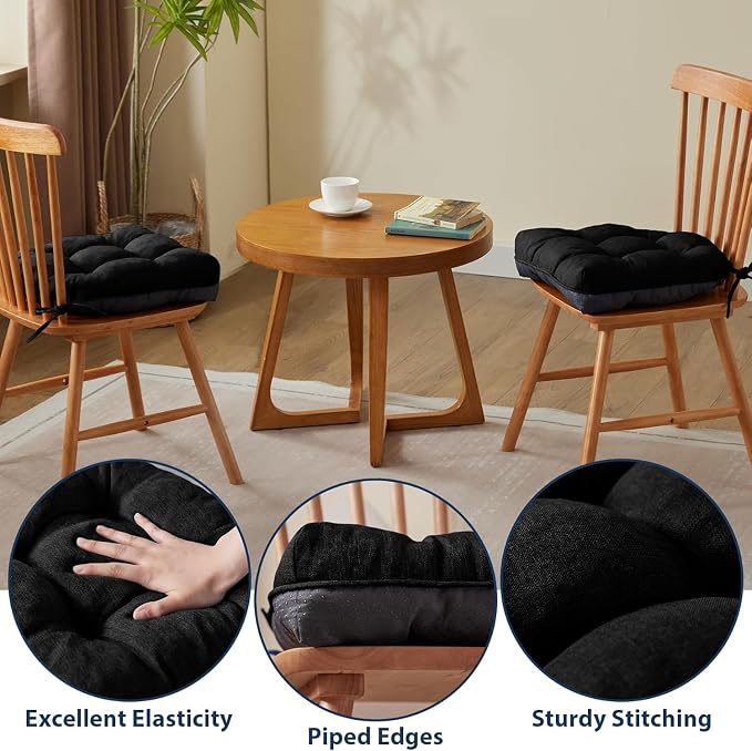 IASEAHK Chair Cushions for Dining Chairs, Seat Cushions for Kitchen Chairs - Image 4