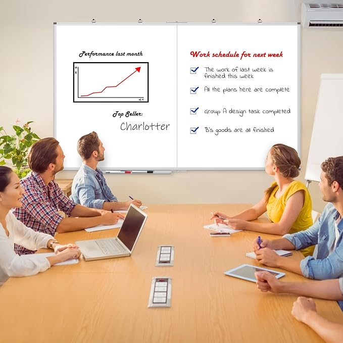 Large Whiteboard, 60 X 36 Inches Big Whiteboard - Image 5