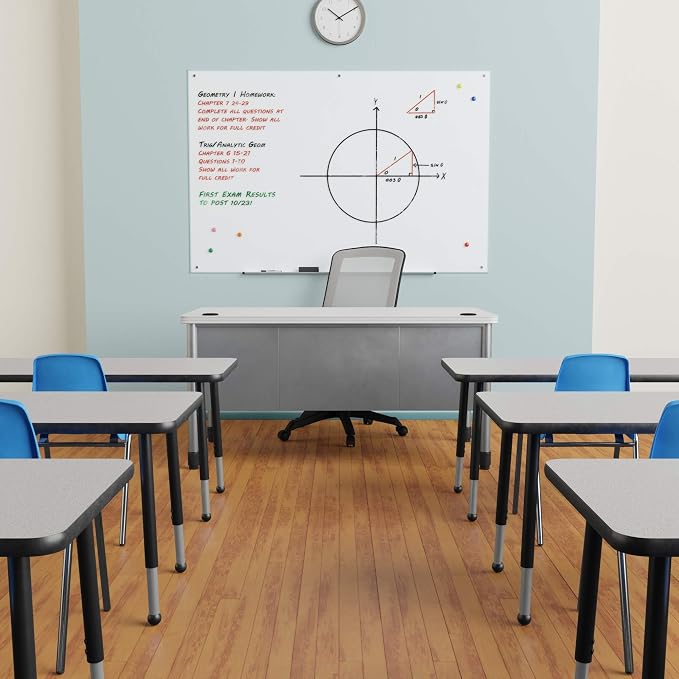 Amazon Basics Glass Dry-Erase Board, Magnetic Frameless Whiteboard - Image 7
