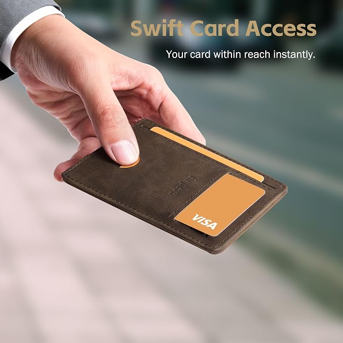 Espera Slim Minimalist Front Pocket Wallet - Image 5