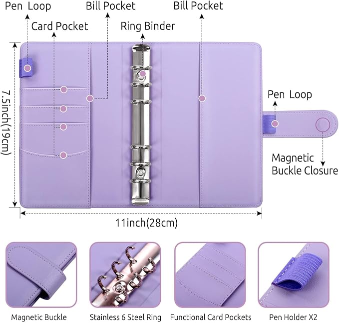 SKYDUE Budget Binder, Money Saving Binder - Image 4