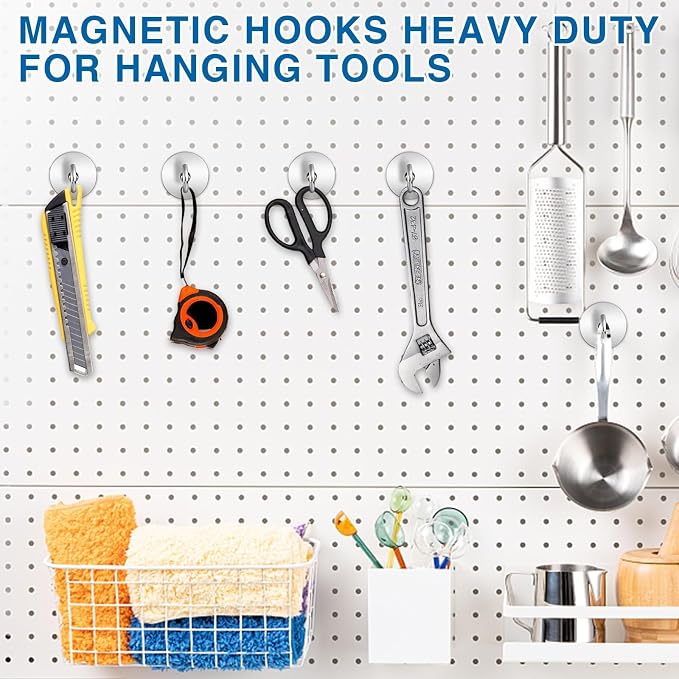 LOVIMAG Magnetic Hooks, 170lbs+ Strong Magnetic Hooks - Image 6