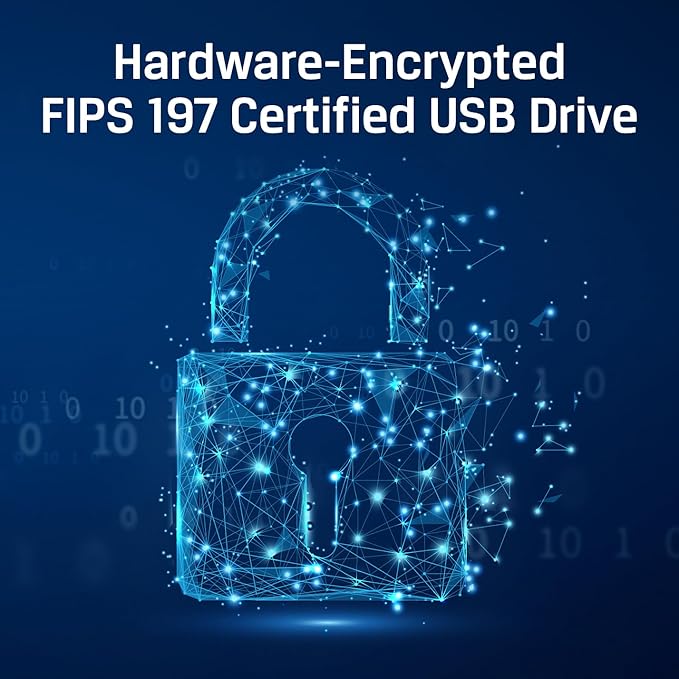 Kingston Ironkey Vault Privacy 50 USB-A 512GB Encrypted Flash Drive | FIPS 197 Certified | XTS-AES 256-bit | BadUSB and Brute Force Protection | Mult-Password Option | IKVP50/512GB-DeskLoop Office