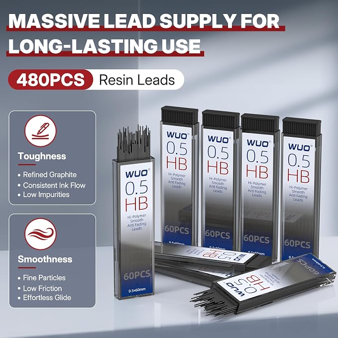 WUO 0.5mm Mechanical Pencil Set - Image 5