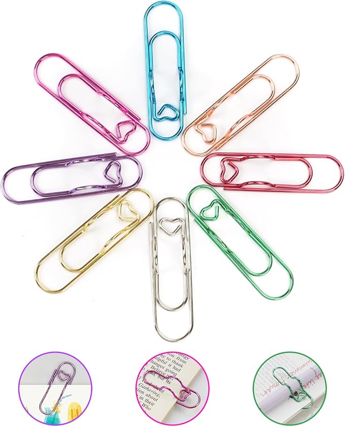 Paper Clip Pen Holder, Oversized Metal Paperclip - Image 8