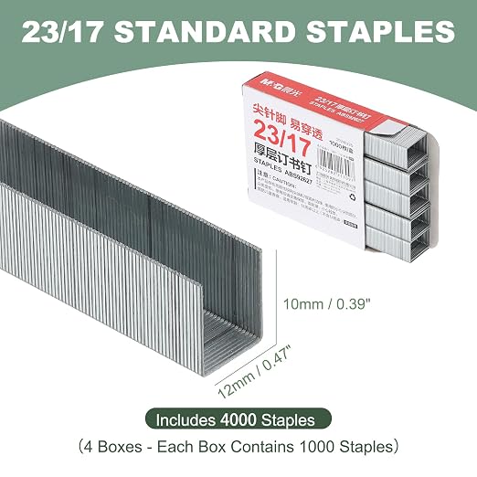 PATIKIL 23/17 Staples for Stapler - Image 2