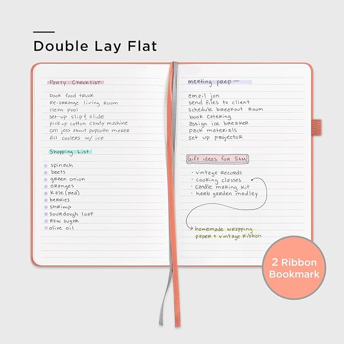 &And Per Se Lined Journal Notebook, 160 Pages, A5 5.7 x 8 inches College Ruled - Image 4