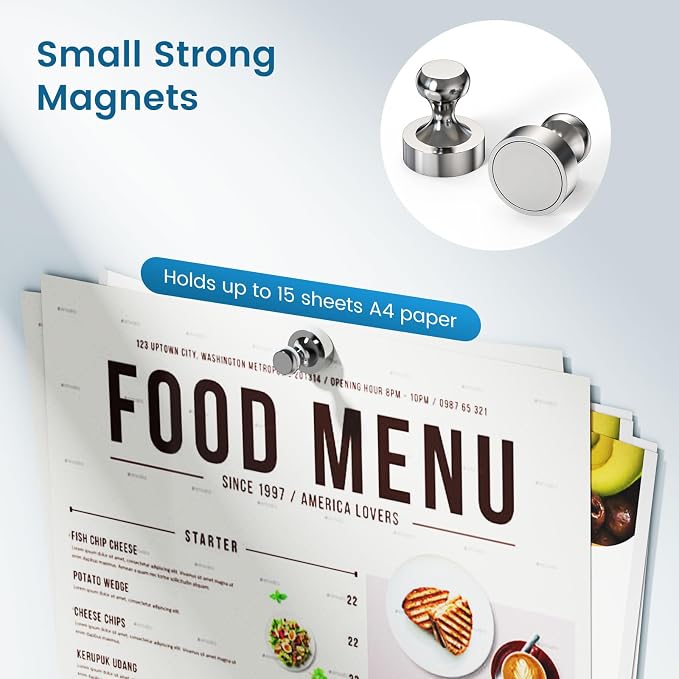 Fridge Magnets, Refrigerator Magnets, Magnetic Push Pins Perfect - Image 4